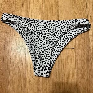 Shein Dalmatian Print Bikini Bottoms